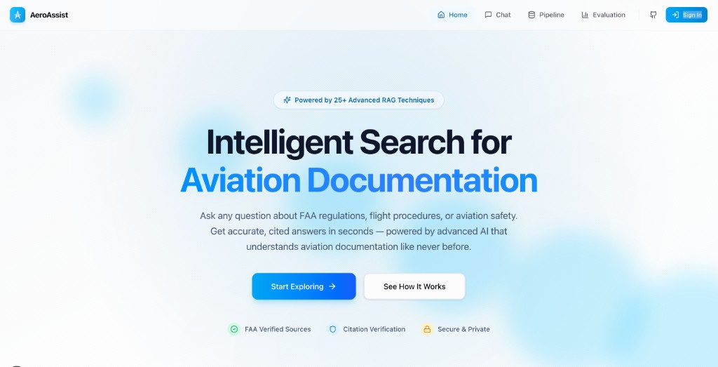 AeroAssist – Aviation Documentation Search